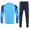 SSC Neapel Quarter Zip Sweatshirts Anzüge Suit 2023-24 Blaue Für Herren